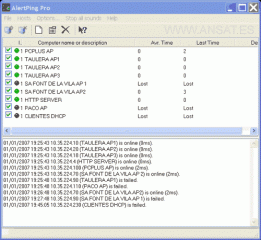 Captura de pantalla de AlertPing
